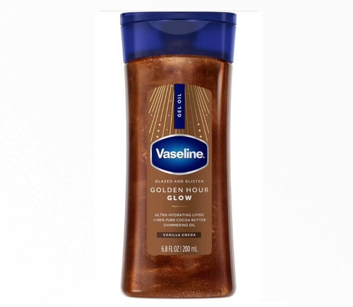 روغن بدن شاین دار golden hour glow وازلین
