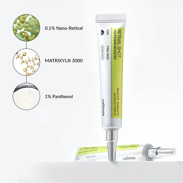 کرم (بوستر) سفتکننده و ضدچروک رتینال شات سلیمکس Celimax