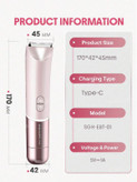شیور برقی دوکاره شیگلم مدل Smooth Moves Dual-Head Electric Bikini Trimmer