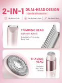 شیور برقی دوکاره شیگلم مدل Smooth Moves Dual-Head Electric Bikini Trimmer