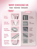 شیور برقی دوکاره شیگلم مدل Smooth Moves Dual-Head Electric Bikini Trimmer
