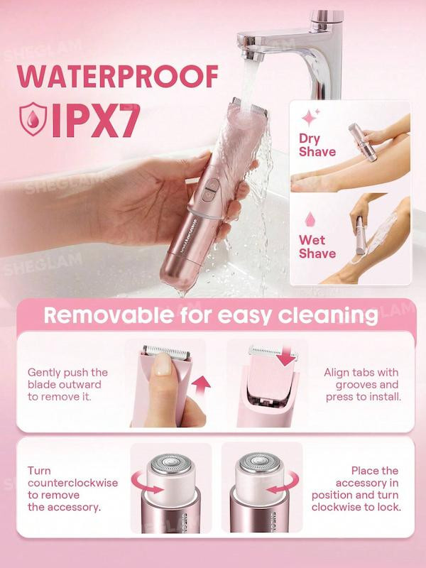 شیور برقی دوکاره شیگلم مدل Smooth Moves Dual-Head Electric Bikini Trimmer
