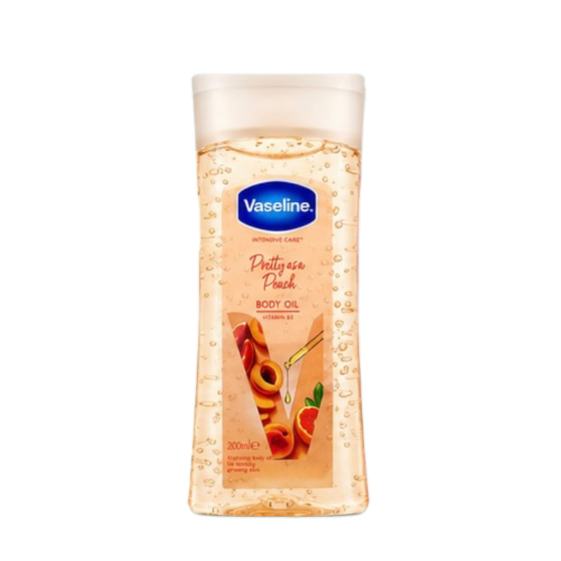 بادی اویل وازلین Peach & Grapefruit (هلو و گریپ‌فروت) حجم ۲۰۰ میل