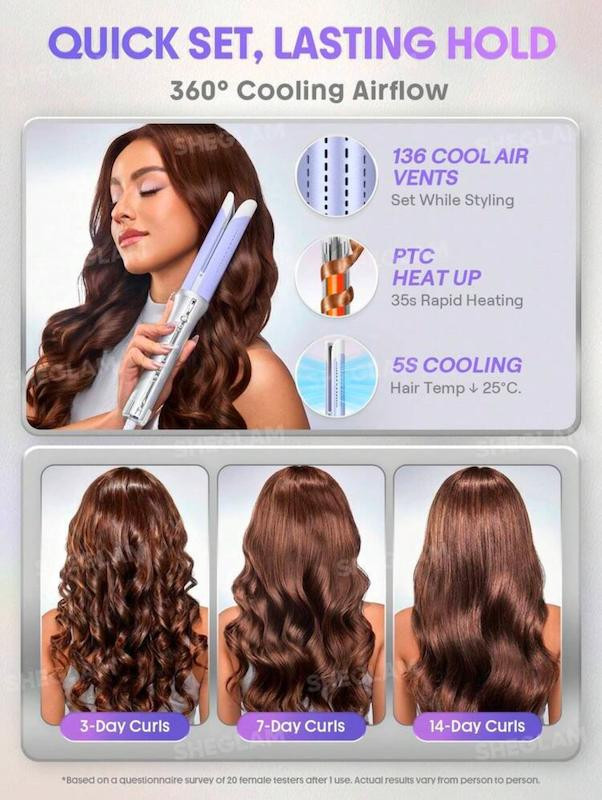 دستگاه کرلی فر کننده و حالتدهنده مو شیگلم مدل One Touch Airflow Styler Pro