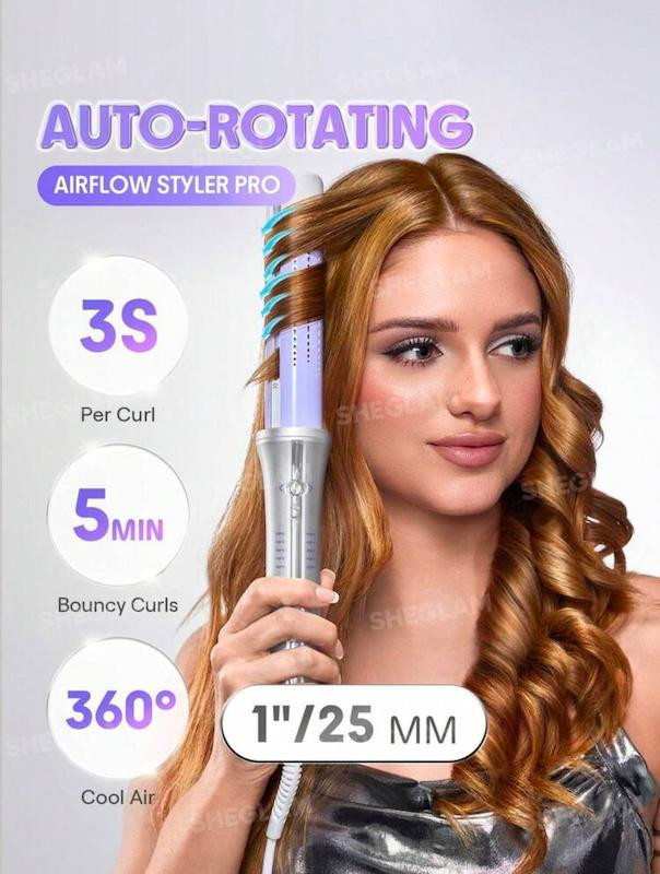 دستگاه کرلی فر کننده و حالتدهنده مو شیگلم مدل One Touch Airflow Styler Pro