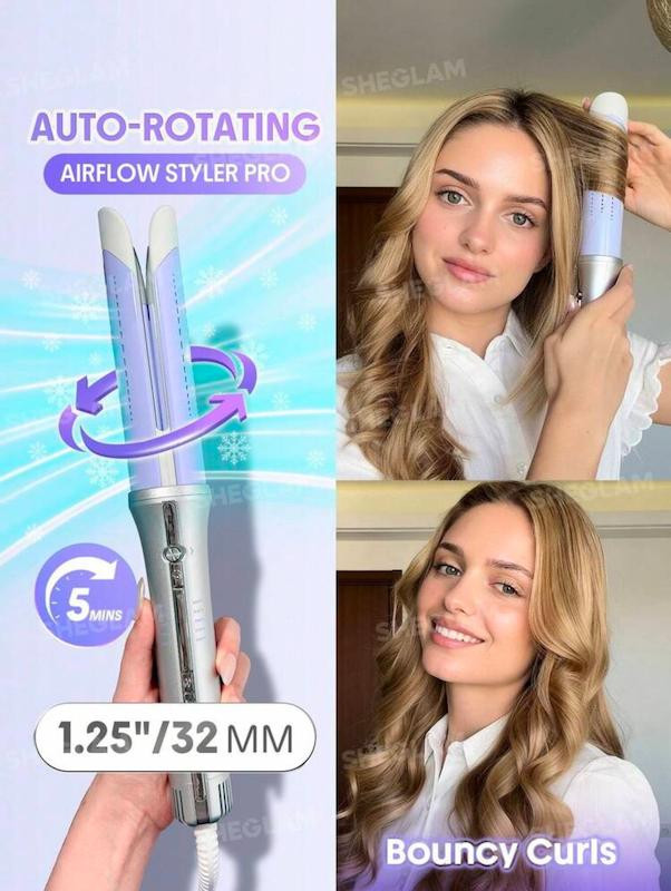 دستگاه کرلی فر کننده و حالتدهنده مو شیگلم مدل One Touch Airflow Styler Pro